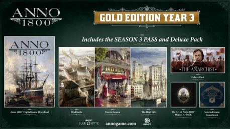 Anno 1800 gold edition что входит